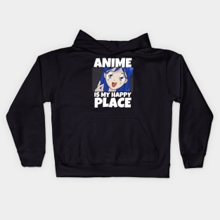 Anime Is My Happy Place Kids Hoodie